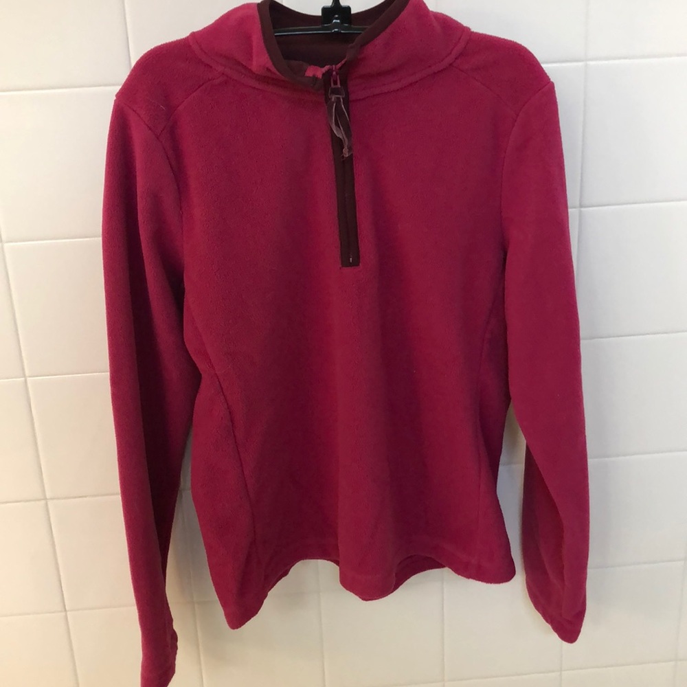 Old navy fleece quarter zip pull over